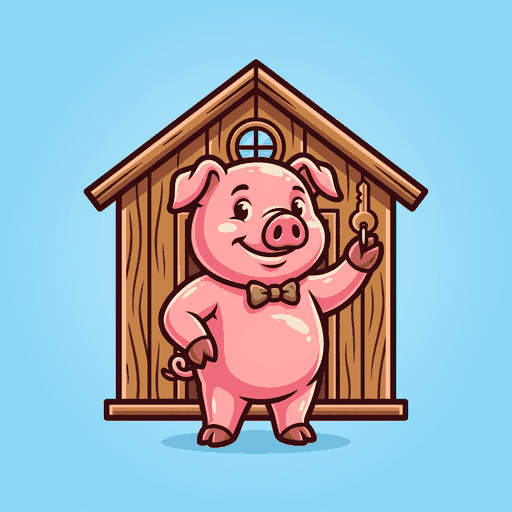 Penny House Pig logo